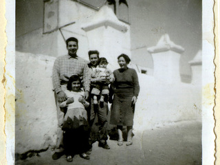 Familia Abate en Poconchile, Valle de Lluta