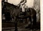 Pedro Vera sobre su caballo Pedro Vera sobre su caballo