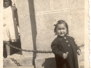 María Vera Donoso en la Plaza de Puchuncaví María Vera Donoso en la Plaza de Puchuncaví