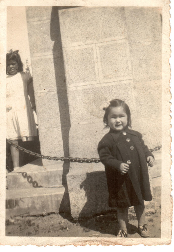 María Vera Donoso en la Plaza de Puchuncaví María Vera Donoso en la Plaza de Puchuncaví
