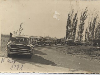 Paseo del Aniversario de taxistas de Catemu