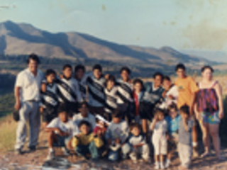 Equipo de fútbol infantil