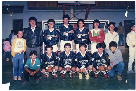 Presentación de equipo de fútbol