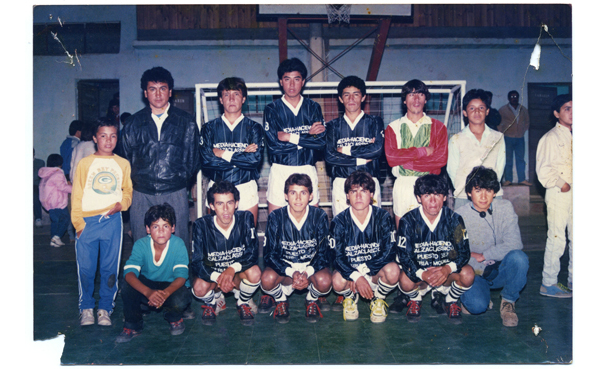 Presentación de equipo de fútbol