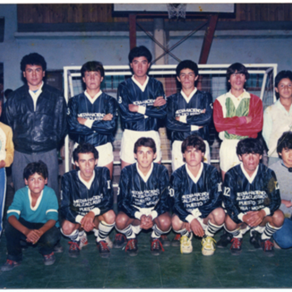 Presentación de equipo de fútbol