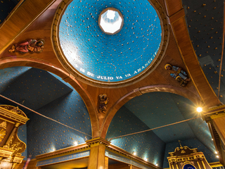 Cúpula interior del Santuario de La Tirana