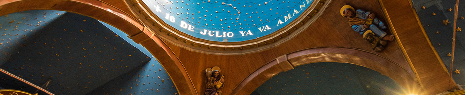 Cúpula interior del Santuario de La Tirana