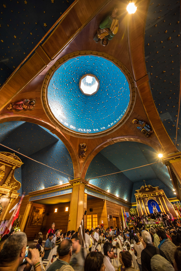 Cúpula interior del Santuario de La Tirana