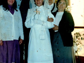 Primera comunión en la Iglesia de Lourdes