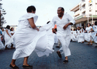 Bailando afro en la catedral San Marcos