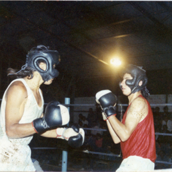 Combate de boxeo