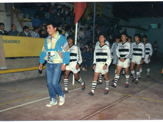 Campeonato de baby- fútbol en la población Villalón