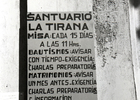 Cartel del templo de La Tirana Cartel del templo de La Tirana