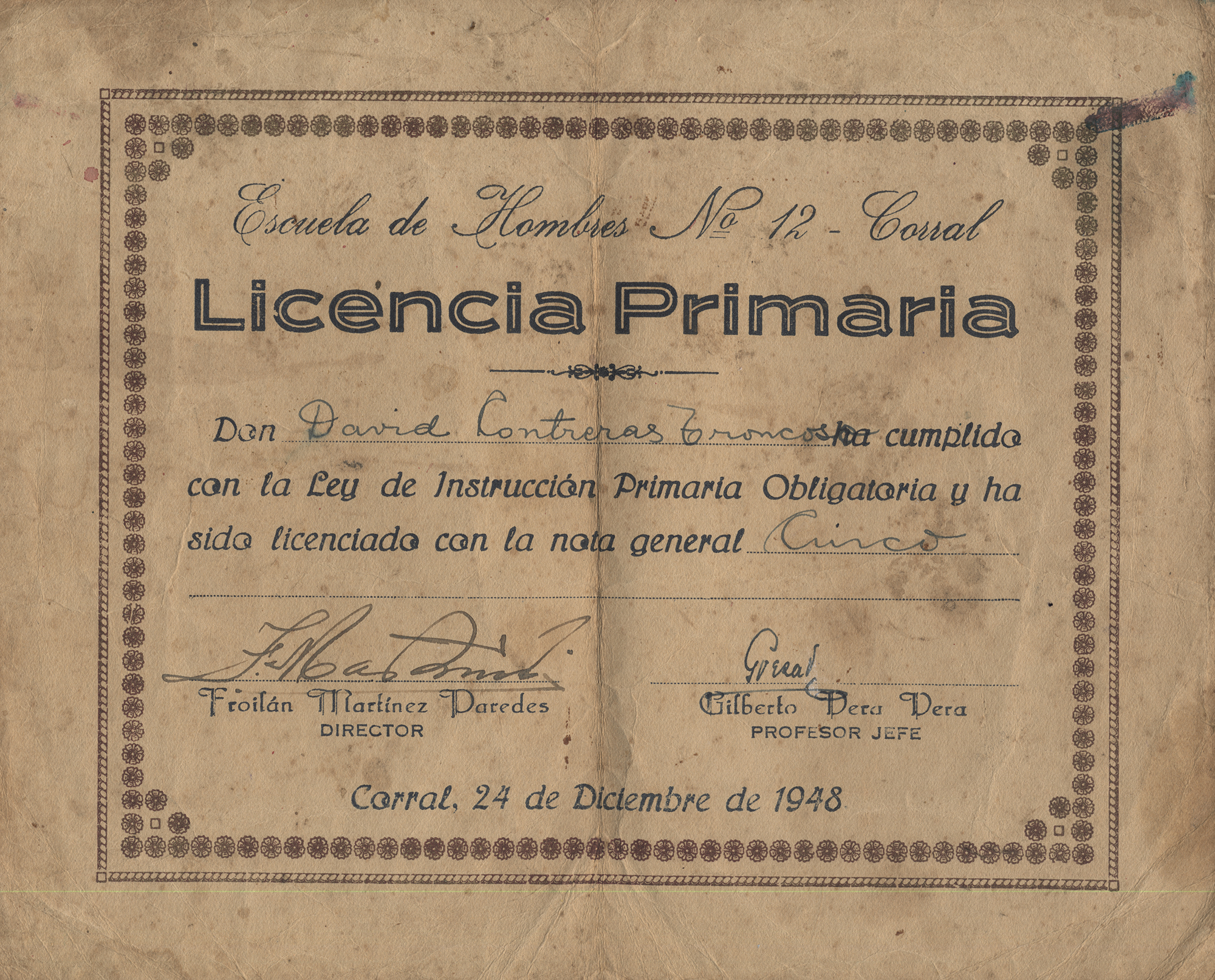 Licencia Primaria