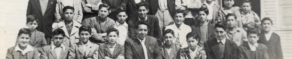 Alumnos de la Escuela N°12 de Hombres de Corral