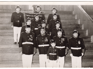 Desfile en el gimnasio municipal