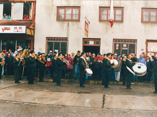 Banda Esmeralda en el desfile