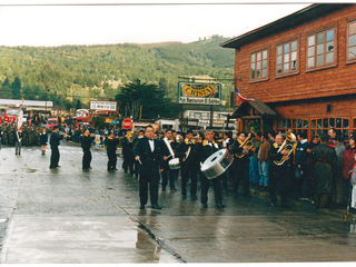 Desfile en fiestas patrias