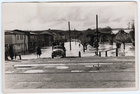Inundación por efectos del Riñihuazo vista desde la plaza ferroviaria Inundación por efectos del Riñihuazo vista desde la plaza ferroviaria
