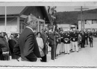 Inauguración del cuartel general en calle Quinchilca