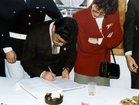 Inauguración del cuartel de la Primera Compañía