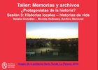 Taller virtual “Memorias y archivos” con estudiantes de la región Metropolitana