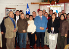 Director del DAEM junto a profesores de las escuelas de la comuna