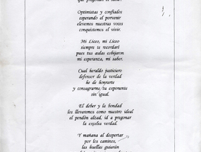 Himno del Liceo Coeducacional de Corral