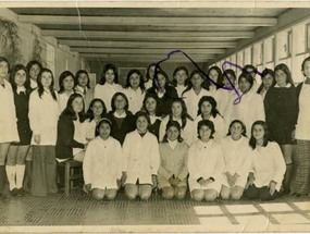 Graduación en Escuela de Niñas