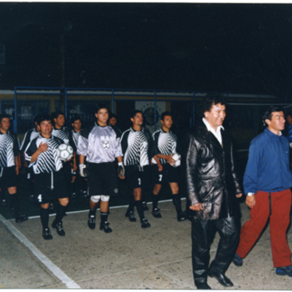 Presentación en campeonato de baby- fútbol