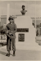 Conscripto en el Patio de Formación del Regimiento Rancagua de Arica Conscripto en el Patio de Formación del Regimiento Rancagua de Arica