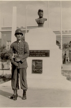 Conscripto en el Patio de Formación del Regimiento Rancagua de Arica