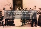 Soledad Abarca. Conservación de fotografías familiares