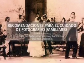 Soledad Abarca. Conservación de fotografías familiares