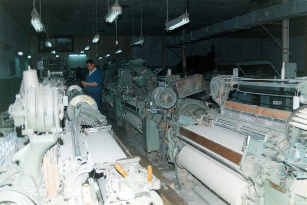 Telar textil fábrica Linos La Unión Telar textil fábrica Linos La Unión