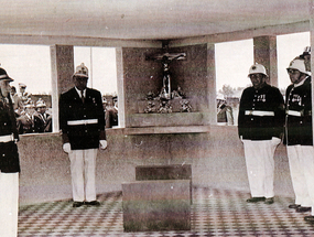 Inauguración mausoleo Cuerpo de Bomberos