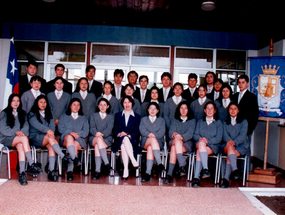 Cuarto medio A año 1998 del Liceo Tomás Burgos