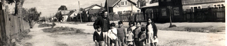 Niños en la calle 18 de septiembre