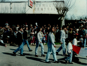 Desfile Grupo Scouts de la Parroquia San Sebastián