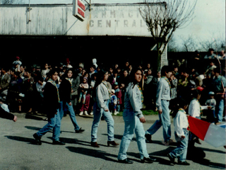 Desfile Grupo Scouts de la Parroquia San Sebastián