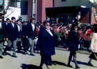 Personal y alumnos del Liceo Tomás Burgos