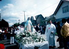 Procesión de la comunidad católica Procesión de la comunidad católica