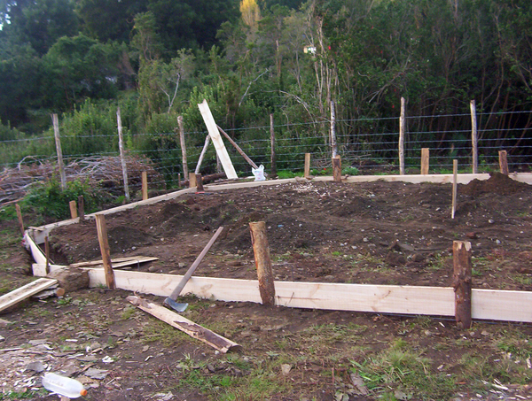 Construcción de ruca Fey tañi mapu Construcción de ruca Fey tañi mapu