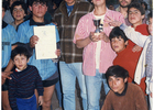 Premiación de campeonato de fútbol