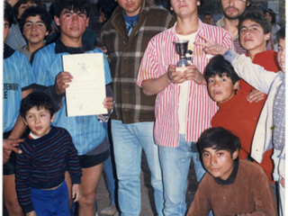 Premiación de campeonato de fútbol